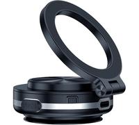 Electric Vacuum Magnetic Suction Car Phone Mount, Car Electric Suction Cup Vacuum Magnetic Phone Holder, 360° Rotating Magnetic Phone Holder, Electric Suction Phone Mount, Sturvex 360 Mount (Black)