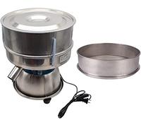 Electric Vibrating Sieve Professional Sieving Machine, Powder Sieve Machine With Height 8Cm 2 Sieves 10-200 Mesh Option, LJJY-KK