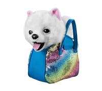 Electric Walking Dog - Plush Cotton 25cm | Cute Soft Realistic Soothing Singing Barking Animal | Interactive Robot Puppy Toy Gift For Kids Children Boys Girls Preschoolers Living Room Bedroom