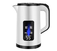 Electric Water Heater - 3 Liter Stainless Steel Boiler Pot | Rapid Boiling Kettle For Tea, Coffee, Soups, Multipurpose Hot Drink Maker For Office, Dorm Room, Household, Parties, Kitchen Counter