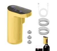 Electric Wine Aerator - Compact 12x8x5cm, Wine Decanter, Fast Aeration | Smooth Pouring, Digital Alcohol Bottle Dispenser, Automatic Electronic Decanter For Home Bar Tasting Event,s Partie,s