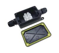 Eléctrica Exterior - Carcasa Retardante de Llama Impermeable - s de Conexión para Cable de Alimentación Externo | para Jardín, Patio, Balcón, Paisaje, Techo, Puerta, Enchufe de Luz