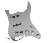 Eléctrica Golpeador Humbucker 1 Golpeador De Guitarra Eléctrica SSS Con Pastillas Alnico 5 De Bobina Única Para Guitarra Eléctrica Plateada