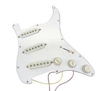 Eléctrica Golpeador Humbucker 2X Pastilla De Bobina Única SSS Guitarra Eléctrica Cargada Golpeador Precableado Placa De Rascado 11 Agujeros 3 Capas Para Guitarra ST SQ
