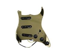 Eléctrica Golpeador Humbucker Arnés De Cableado Guitarra Tipo De 7 Vías Completamente Cargado Golpeador Precableado SSS Ainico 5 Pastillas De Bobina Simple Juego De Piezas De Guitarra(G)