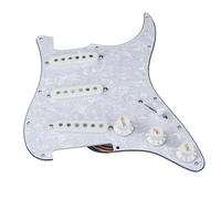 Eléctrica Golpeador Humbucker Golpeador Cargado Alnico 5 SSS Golpeador De Guitarra Precableado Pastillas De Bobina Única Escalonadas De 50/50/52mm para Guitarra FD ST(C)