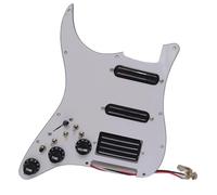 Eléctrica Golpeador Humbucker Golpeador Cargado Precableado HSH De Mano Izquierda Con Pastillas Humbucker De División De Bobina Para Piezas De Repuesto De Guitarras Eléctricas ST