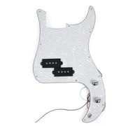 Eléctrica Golpeador Humbucker Golpeador Cargado Precableado Para Guitarra Eléctrica Placa Rascadora Para Bajo PB P De 4 Cuerdas Con Pastilla Para Bajo P De 4 Cuerdas(D)