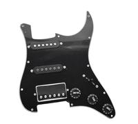 Eléctrica Golpeador Humbucker Golpeador De 3 Capas Precableado Placa Raspadora SSH 2 Bobinas Simples Y 1 Pastilla De Doble Bobina Con Interruptor Push Pull Guitarra 2T1V