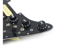 Eléctrica Golpeador Humbucker Golpeador De Guitarra Eléctrica SSH De Mano Izquierda Dos Humbucker + UN Humbucker + Interruptor De Silencio Placa Raspadora Precableada Cargada(A)