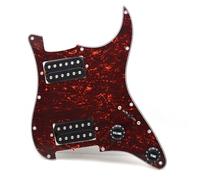 Eléctrica Golpeador Humbucker Golpeador HH Para Guitarra Eléctrica Y Conjunto De Placa Raspadora Precableada Cargada Con Dos Humbucker Negros(K)
