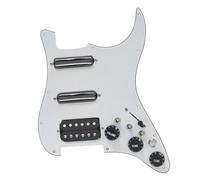 Eléctrica Golpeador Humbucker Guitarra ST SSH Golpeador Precableado Con División De Bobina Dos Humbucker Y Un Humbucker 9K/9K/15K + Interruptor De Silencio(B)