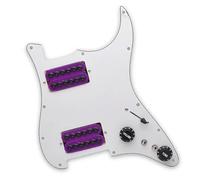 Eléctrica Golpeador Humbucker HH-golpeador De Guitarra HH Precableado Cargado Dos Pastillas Humbucker Con División De Bobina Para Guitarra Eléctrica(E)