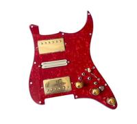 Eléctrica Golpeador Humbucker HSH-Juego De Golpeador ST Para Guitarra Precableada Con Interruptor Kill Alnico 5 Pastillas Humbucker Arnés Multiinterruptor Con División De Bobina