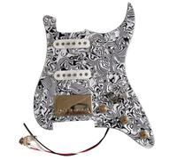 Eléctrica Golpeador Humbucker HSS Precableado Cargado ST Golpeador Cromado Alnico 5 Humbucker Pickup 2 Interruptor De Bobina Dividida De Corte Único Guitarra