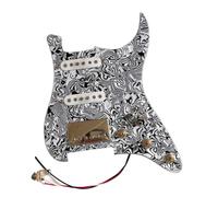 Eléctrica Golpeador Humbucker HSS Precableado Cargado ST Golpeador Cromo Alnico 5 Humbucker Pickup 2 Corte Único Bobina Interruptor Dividido Accesorios De Guitarra