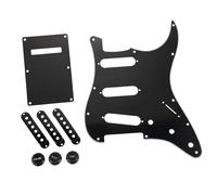 Eléctrica Golpeador Humbucker Juego De 3 Capas De Golpeador De Guitarra Sss Negro 11 Agujeros Placa Trasera Cubiertas Para Pastilla Perillas Piezas Y Accesorios De Guitarra