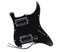 Eléctrica Golpeador Humbucker Juego De Ensamblaje De Pastilla Humbucker Precableada Para Guitarra Eléctrica Golpeador Cargado De 3 Capas HH Piezas Y Accesorios Para Guitarra Eléctrica 1 Ud