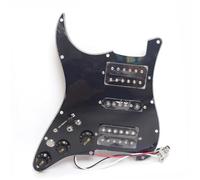 Eléctrica Golpeador Humbucker Juego De Golpeador Cargado HSH Precableado Para Zurdos Con Pastillas Humbucker Splittin De Bobina Para Piezas De Repuesto De Guitarras ST