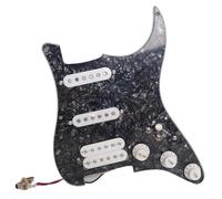 Eléctrica Golpeador Humbucker Juego De Golpeador Cargado Precableado 11 Agujeros SSH Alnico 5 Pastillas Humbucker Para Guitarra ST Piezas De Repuesto Para Guitarras Eléctricas