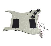 Eléctrica Golpeador Humbucker Juego De Golpeador Cargado Precableado Para Guitarra Pastillas Activas HH Humbucker De 11 Orificios Para Piezas De Repuesto De Guitarras St