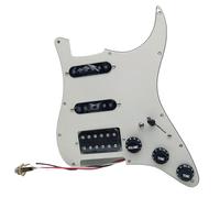Eléctrica Golpeador Humbucker Juego De Golpeador Cargado Precableado Pastillas Humbucker SSH Alnico 5 Para Guitarras Eléctricas ST Piezas De Repuesto Pastilla Golpeador(A)