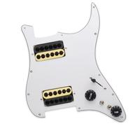 Eléctrica Golpeador Humbucker Juego De Golpeador De Bobina Única Para Guitarra Eléctrica Placa Trasera Cubierta Para Pastilla Conjunto De Placa Rascadora Textura De PVC Para Guitarra(B)