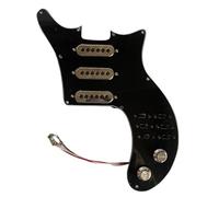 Eléctrica Golpeador Humbucker Juego De Golpeador De Guitarra Precableado SSS Izquierdo Y Derecho Pastillas Arnés De Interruptor Multifunción Para Juego De Guitarra(Right hand)