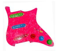 Eléctrica Golpeador Humbucker Juego De Golpeador Precableado SSS Pastillas De Bobina Simple Cargadas Con Protectores De 3 Capas Arnés De Cableado 11 Orificios De Montaje