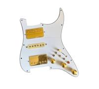 Eléctrica Golpeador Humbucker Juego De Golpeador ST Cargado Precableado HSH Alnico 5 Bobina De Pastilla Humbucker Interruptor Dividido De 5 Vías Para Piezas De Guitarra ST