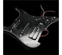 Eléctrica Golpeador Humbucker Juego De Pastillas De Golpeador De Guitarra Eléctrica Precableadas Cargadas SSH Pastillas De 3 Capas Para Guitarra Estilo FD ST Color Negro