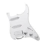 Eléctrica Golpeador Humbucker Pastilla Plateada SSH, Golpeador Cargado Cubierta De Latón Precableado Conjunto Humbucker Guitarra ST 48mm 50mm 52mm
