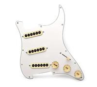 Eléctrica Golpeador Humbucker Pastillas De Bobina Única SSS 3 Golpeador ST Precableado Tornillos Grandes Cargados Golpeador De Guitarra Eléctrica Ajustable(D)