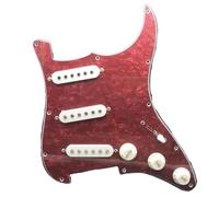 Eléctrica Golpeador Humbucker Pastillas De Golpeador De Guitarra Eléctrica Alnico De Bobina Única Accesorios De Guitarra SSS Precableados De 11 Agujeros(A)
