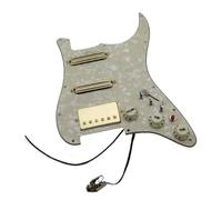 Eléctrica Golpeador Humbucker Pastillas Humbucker Golpeador Cargado Precableado Arnés De Cableado Alnico 5 HSS Juego De Corte Único Push-pull Para Guitarra Eléctrica