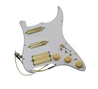 Eléctrica Golpeador Humbucker Pastillas Humbucker Para Guitarra Pickguard Cargadas Precableadas Arnés De Cableado Alnico 5 HSS Juego De Corte Único Push-Pull