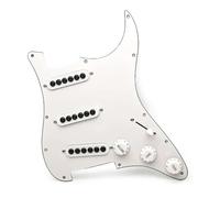 Eléctrica Golpeador Humbucker Pastillas SSS Golpeador ST Precableado Tornillos Grandes Cargados Golpeador De Guitarra Eléctrica Ajustable Pastilla De PVC De 3 Capas(C)