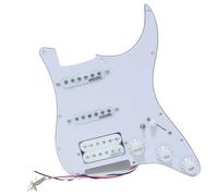 Eléctrica Golpeador Humbucker SSH-Juego De Golpeador Cargado Precableado Pastillas Humbucker Alnico 5 Para Guitarra Eléctrica ST Pastilla De Repuesto(A)