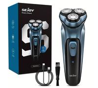Eléctrica para Hombres, Afeitadoras Eléctricas para Hombre, Máquina de Afeitar Inalámbrica Recargable Lavable con Pantalla LED y Carga Rápida, Cortapelos Portátil para Viajes y Hogar