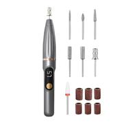 Eléctrica para uñas - 15000 rpm aparato eléctrico para alisar uñas | Máquina para pulir y limar | para spa, salón, casa, viaje, camping, pedicura, manicura