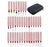 Electrical Connector Depinning Tool Kit - 21-82 Piece Versatile Pin Removal Tool Set For Automotive And Home | Sturdy Stainless Steel Terminal Extractor Kit For Car Wiring, Motorcycle, And Household A