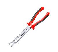 Electrical Disconnect Pliers, Automotive Electrical Assembly Clamp, Curved Jaw Pliers for Car Repair, Engine Preheating Plugs, (Silver), Daily Maintenance Tool
