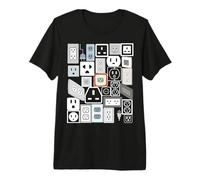 Electrical Outlet Plug and Socket Couples Halloween Costume Camiseta Premium