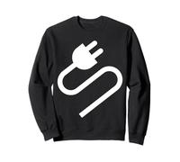 Electrical Outlet Plug and Socket Couples Halloween Costume Sudadera