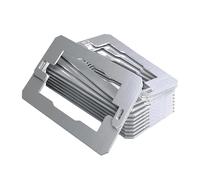 Electrical Outlet Spacers, Stainless Steel Levelers, Authentic Extender Shims, 10-Piece Outlet Wall Spacers, for Apartment Workplace Construction Site Commercial Residential Industrial Home