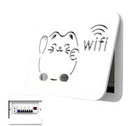 Electrical Panel Cover - 38x28cm Decorative Fuse Box, Wood PP Board Switchboard, Hollow Design Outlet Covers, Decorative Panel Covers, Wall Mounted Circuit Breaker Cover For Kitchen Living Room