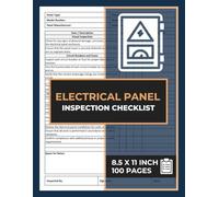 Electrical Panel Inspection Checklist: Distribution Board Assessments & Circuit Breaker Panel Report Book | Electrical Safety & Maintenance Inspection Form