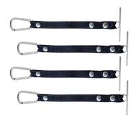Electrical Tape Holders Strip - Clip Organizer Tool, Long-Lasting Outdoors | 4 soportes de cinta de poliéster antideslizantes para construcción eléctrica de coche, Drywall Work Home Warehouse