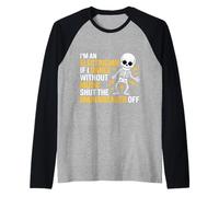 Electrician Dancing, Shut The Main Breaker Off - Camiseta Manga Raglan