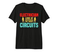Electrician Lord of The Short Circuits Electrical Engineers Camiseta Premium